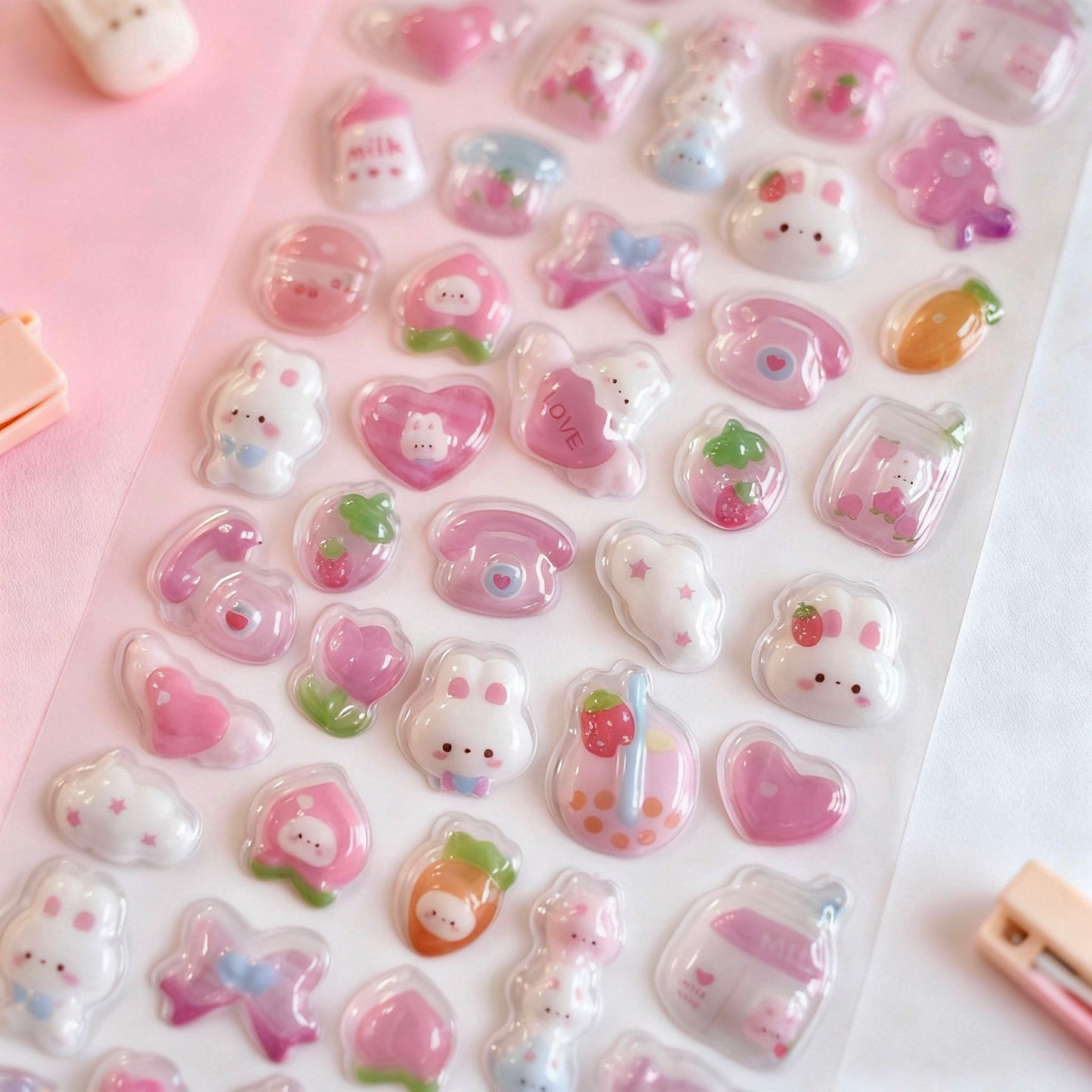 3D Stickers | Crystal Shiny Animal Cuties Mix
