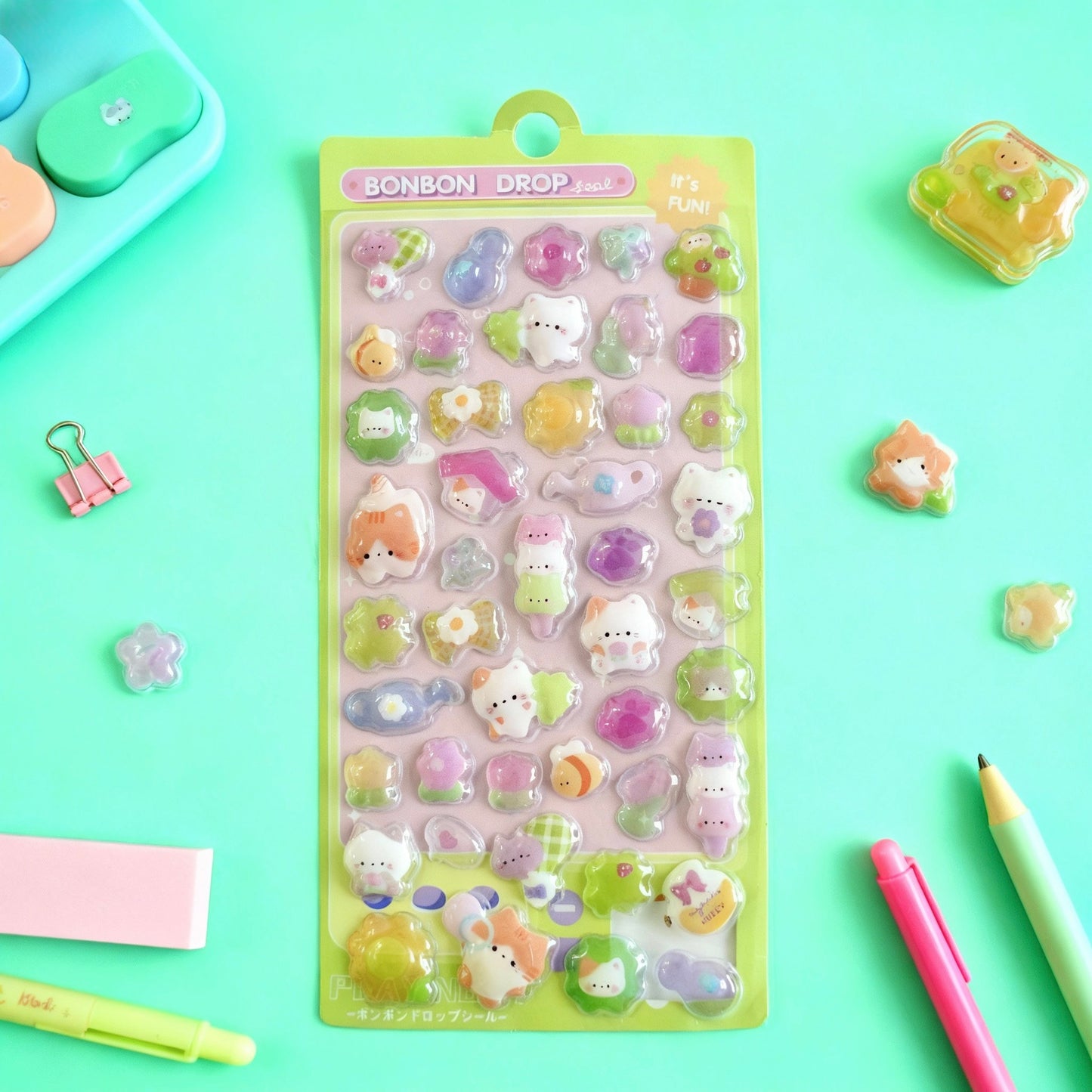 3D Stickers | Crystal Shiny Animal Cuties Mix