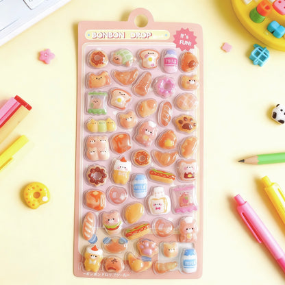 3D Stickers | Crystal Shiny Animal Cuties Mix