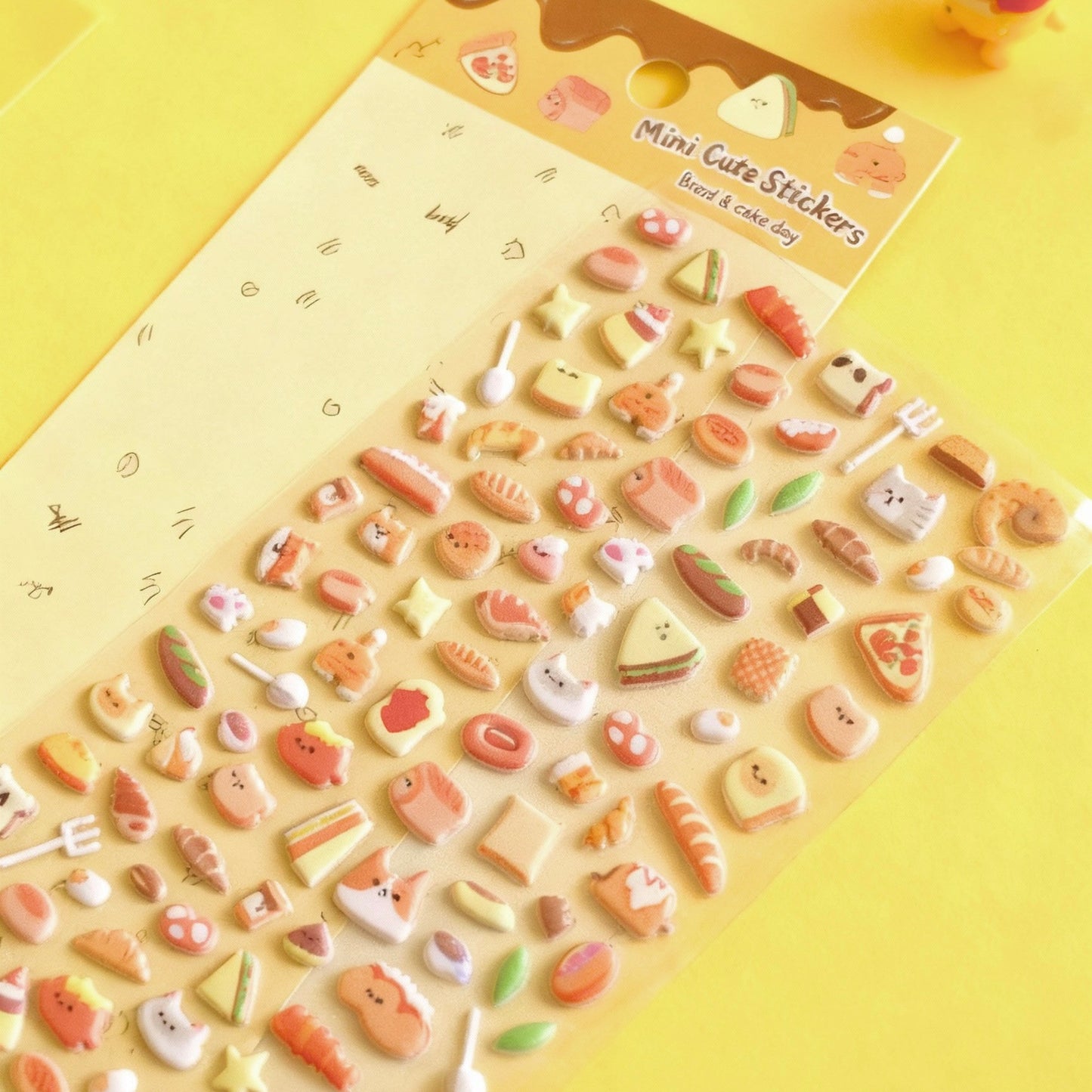 3D Puffy Foam Stickers | Korean-style Mini Tiny Cuties