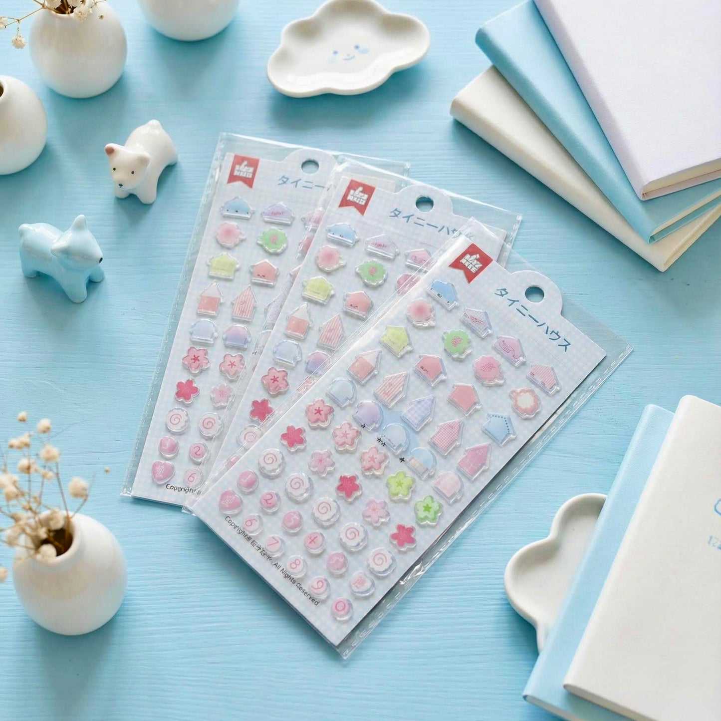 3D Glass-like Epoxy Stickers | Sweet Dream Home
