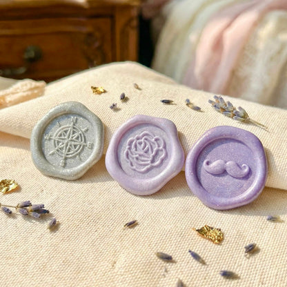 3D Puffy Stickers | Timeless Pearl Wax Seals