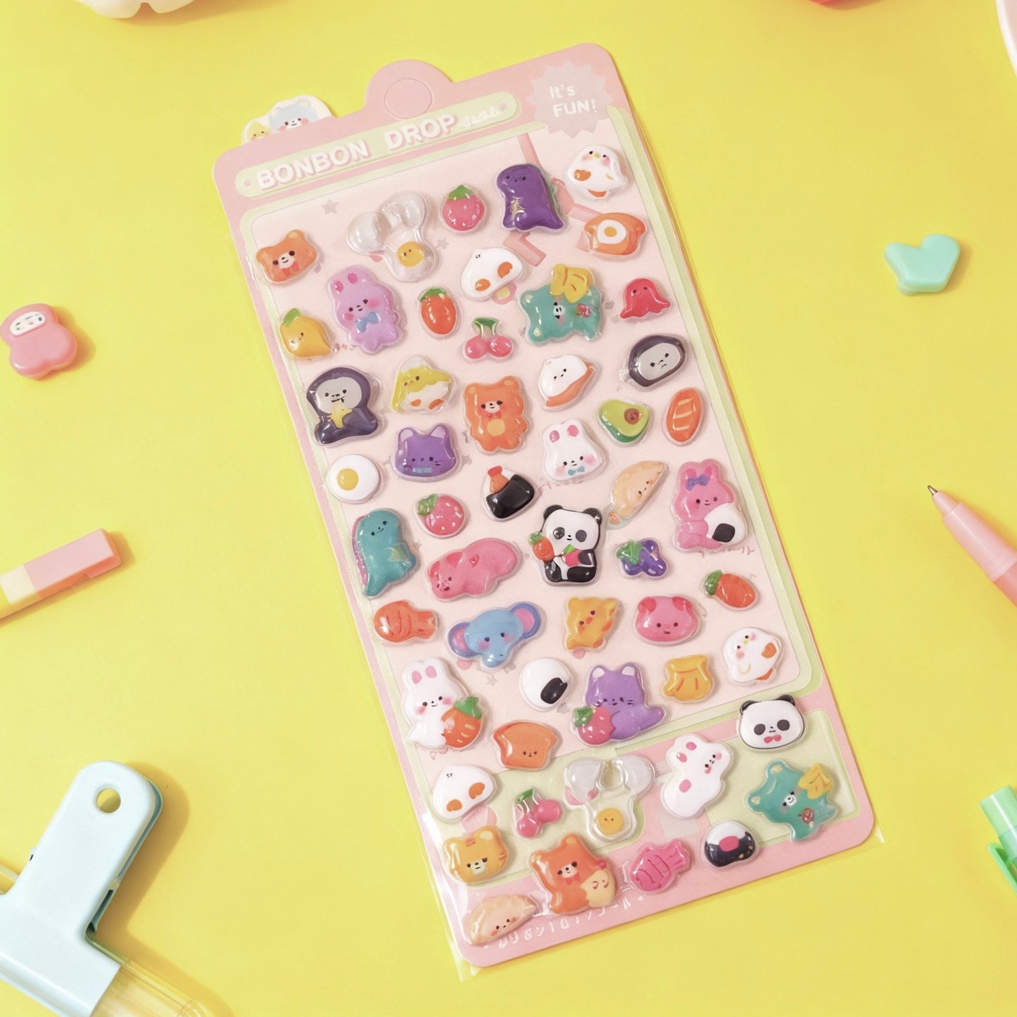 3D Stickers | Crystal Shiny Animal Cuties Mix