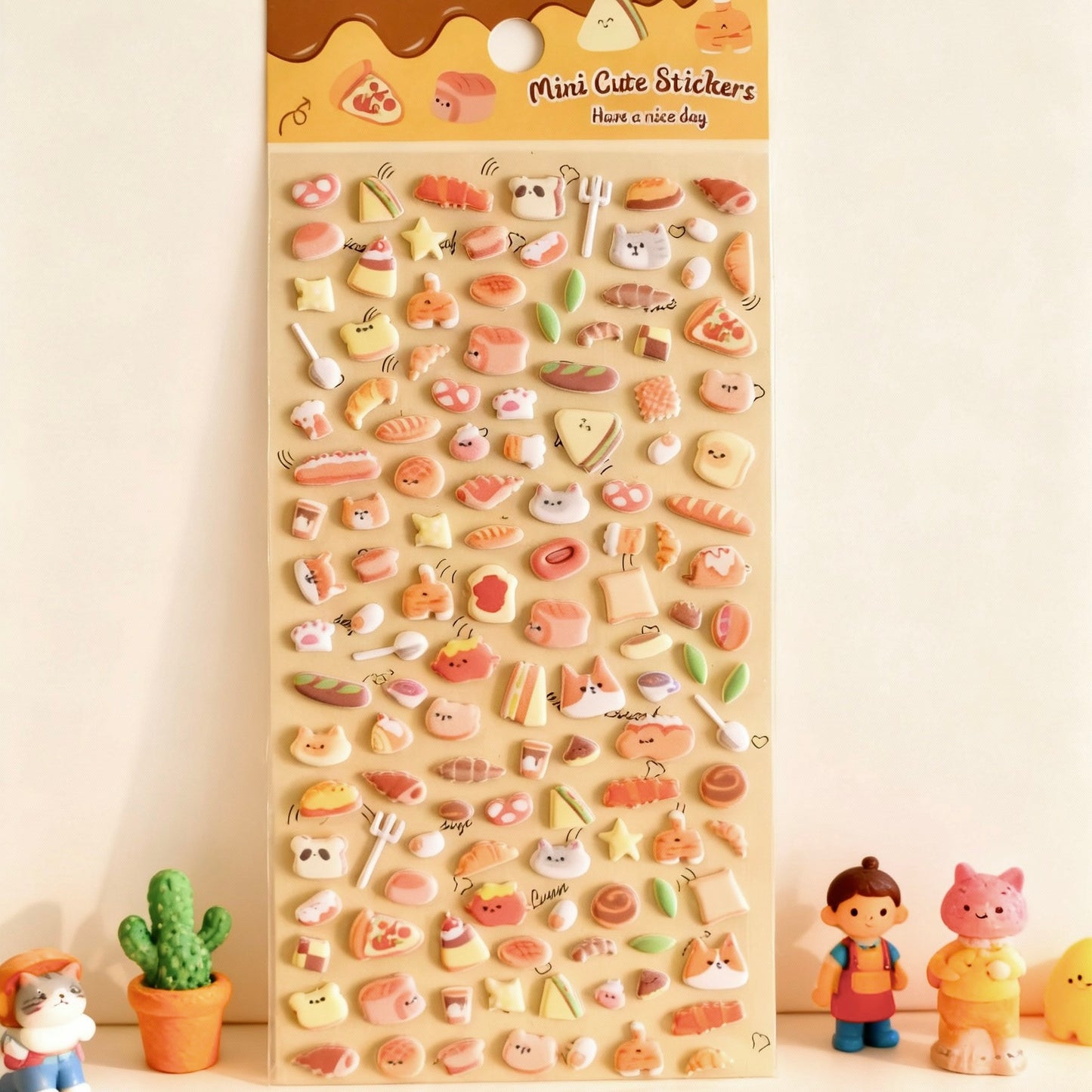 3D Puffy Foam Stickers | Korean-style Mini Tiny Cuties