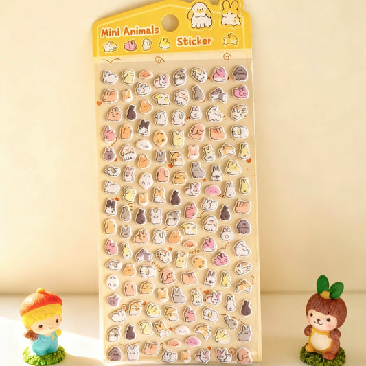 3D Puffy Foam Stickers | Korean-style Mini Tiny Cuties
