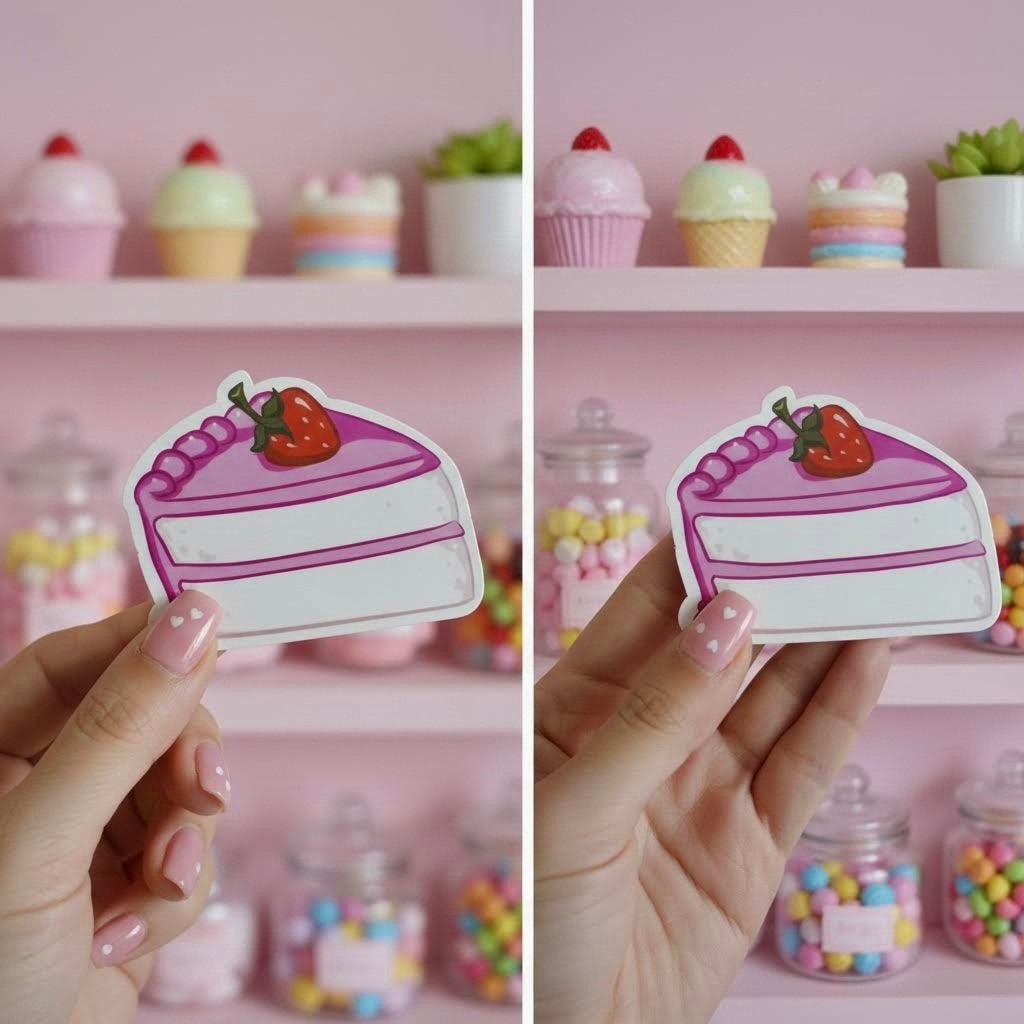 50 Pcs Individual Stickers | Dessert and Snack Collection