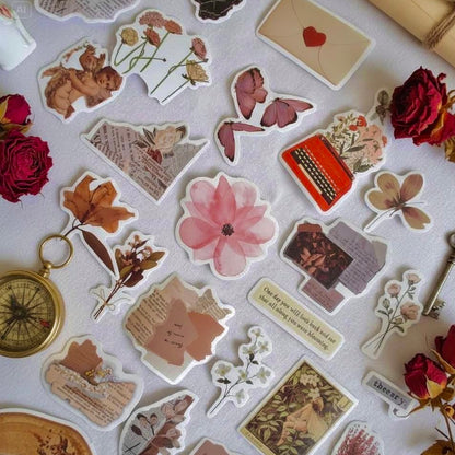 53 Pcs Individual Stickers | The Wabi-Sabi Diary Series