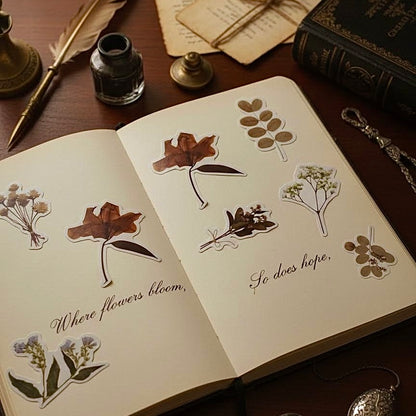 53 Pcs Individual Stickers | The Wabi-Sabi Diary Series