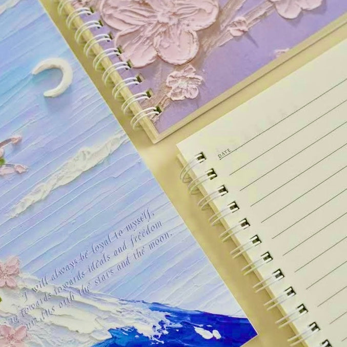 A5 | 60 Sheets | Spiral Lined Notebook – Lavender Blush Dreamland