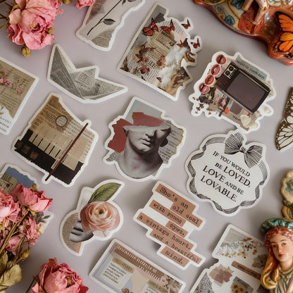 53 Pcs Individual Stickers | The Wabi-Sabi Diary Series