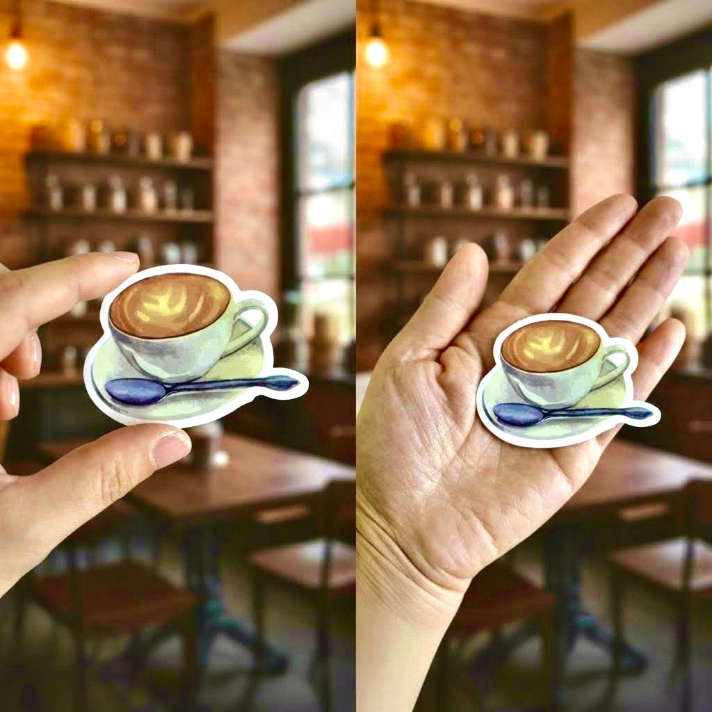 50 Pcs Individual Stickers | Coffee Moments Collection