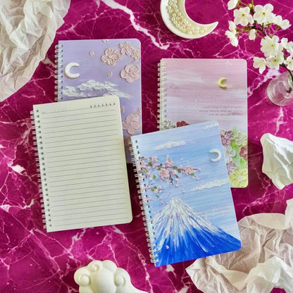 A5 | 60 Sheets | Spiral Lined Notebook – Lavender Blush Dreamland