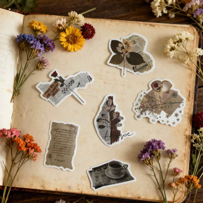 53 Pcs Individual Stickers | The Wabi-Sabi Diary Series
