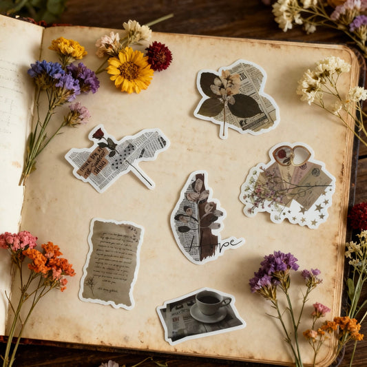 53 Pcs Individual Stickers | The Wabi-Sabi Diary Series