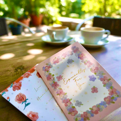 3D Pop-Up Elegant Flower Bouquet Thank You Card Greeting Card