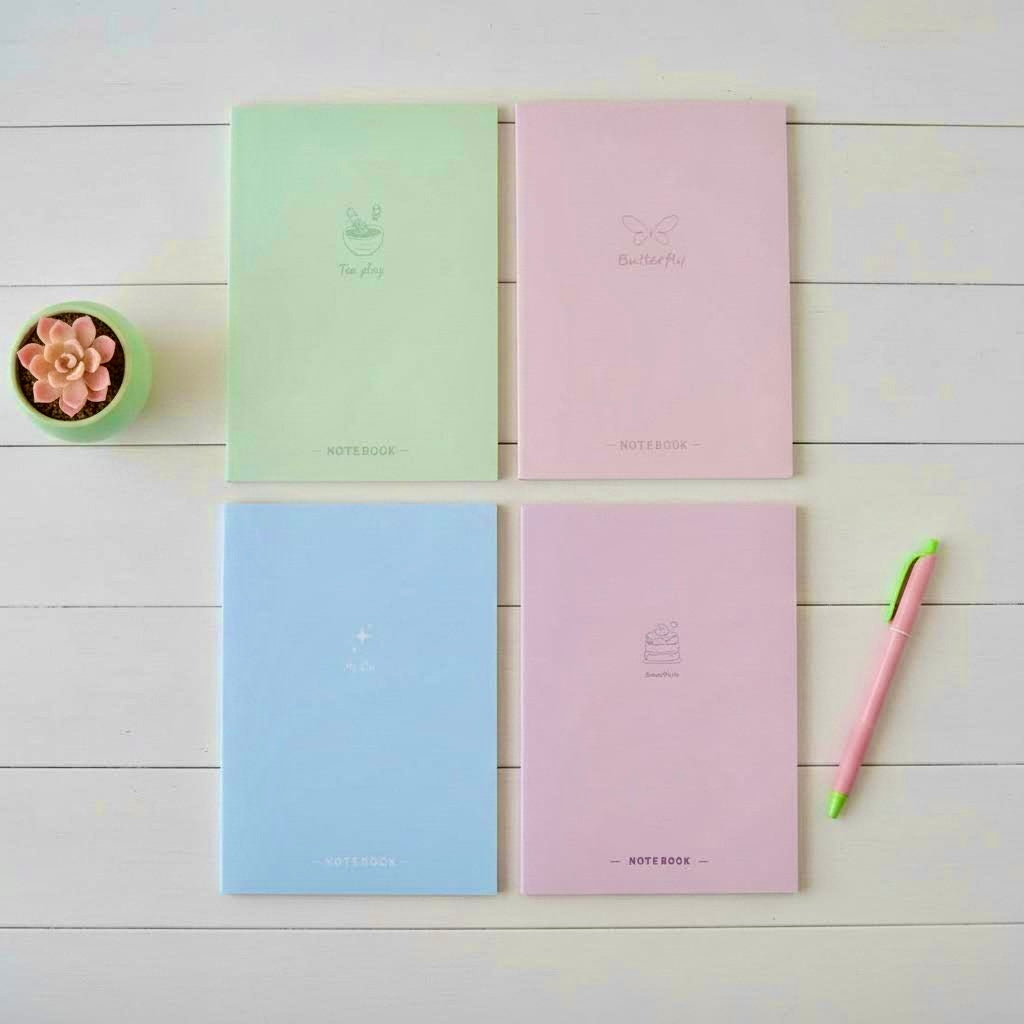 B5 | 4-Pack Notebook Set |  Soft Spectrum Study Book