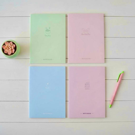 B5 | 4-Pack Notebook Set |  Soft Spectrum Study Book