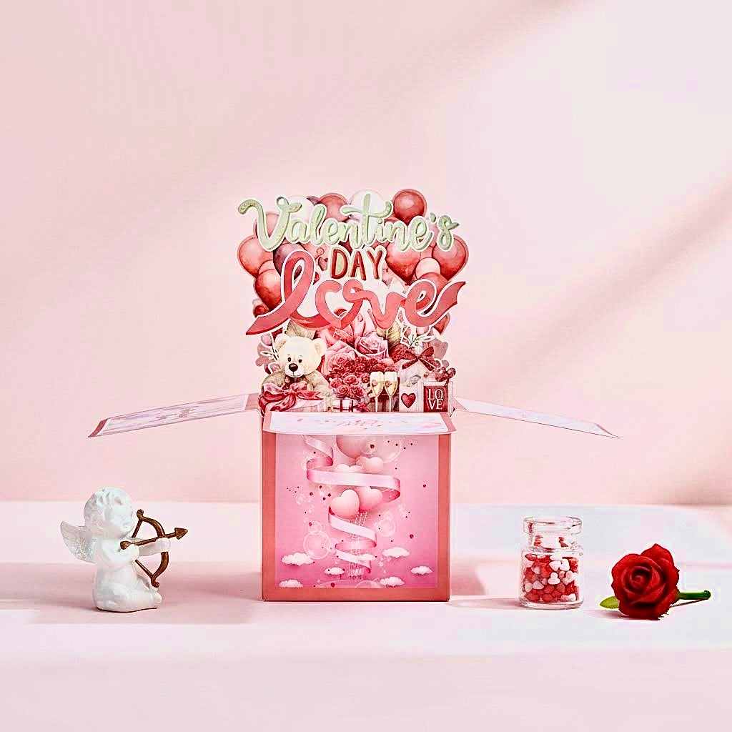 3D Pop-Up Sweet Love Box Valetine's Card