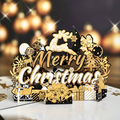 3D Pop-Up Heartwarming Holiday Christmas Card