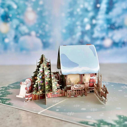 3D Pop-Up Heartwarming Holiday Christmas Card