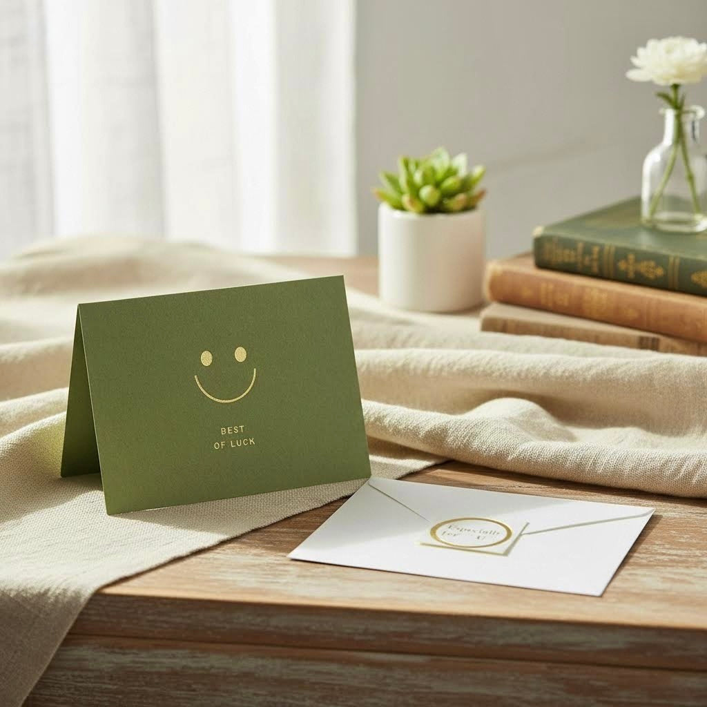 Refined Korean Foil Thank You Cards
