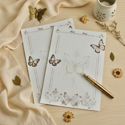Notepads | Autumn Butterfly Whisper | Extra Large-B5