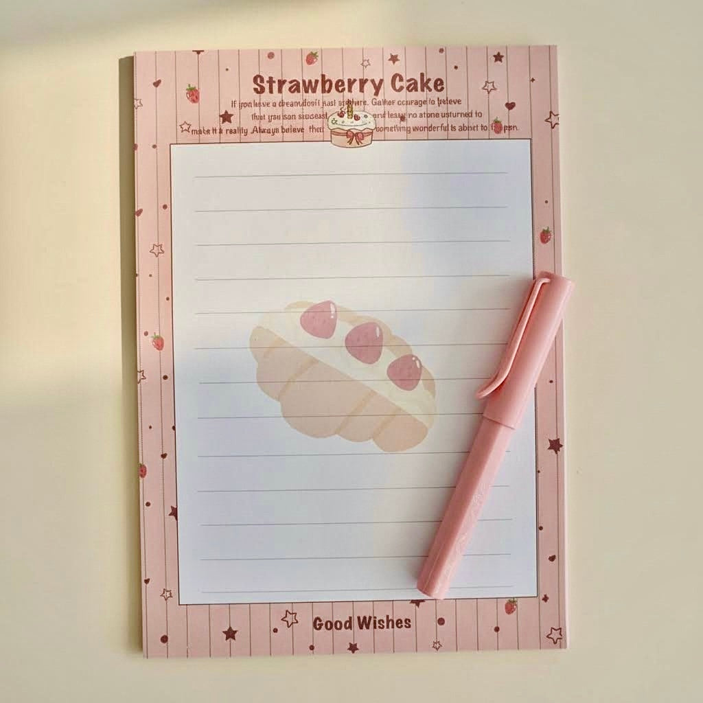 Notepads | Strawberry Whip | Extra Large-B5