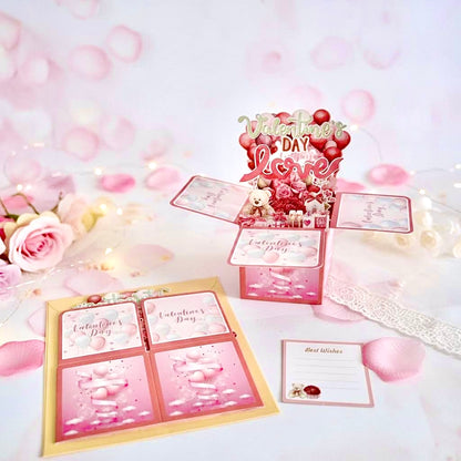 3D Pop-Up Sweet Love Box Valetine's Card