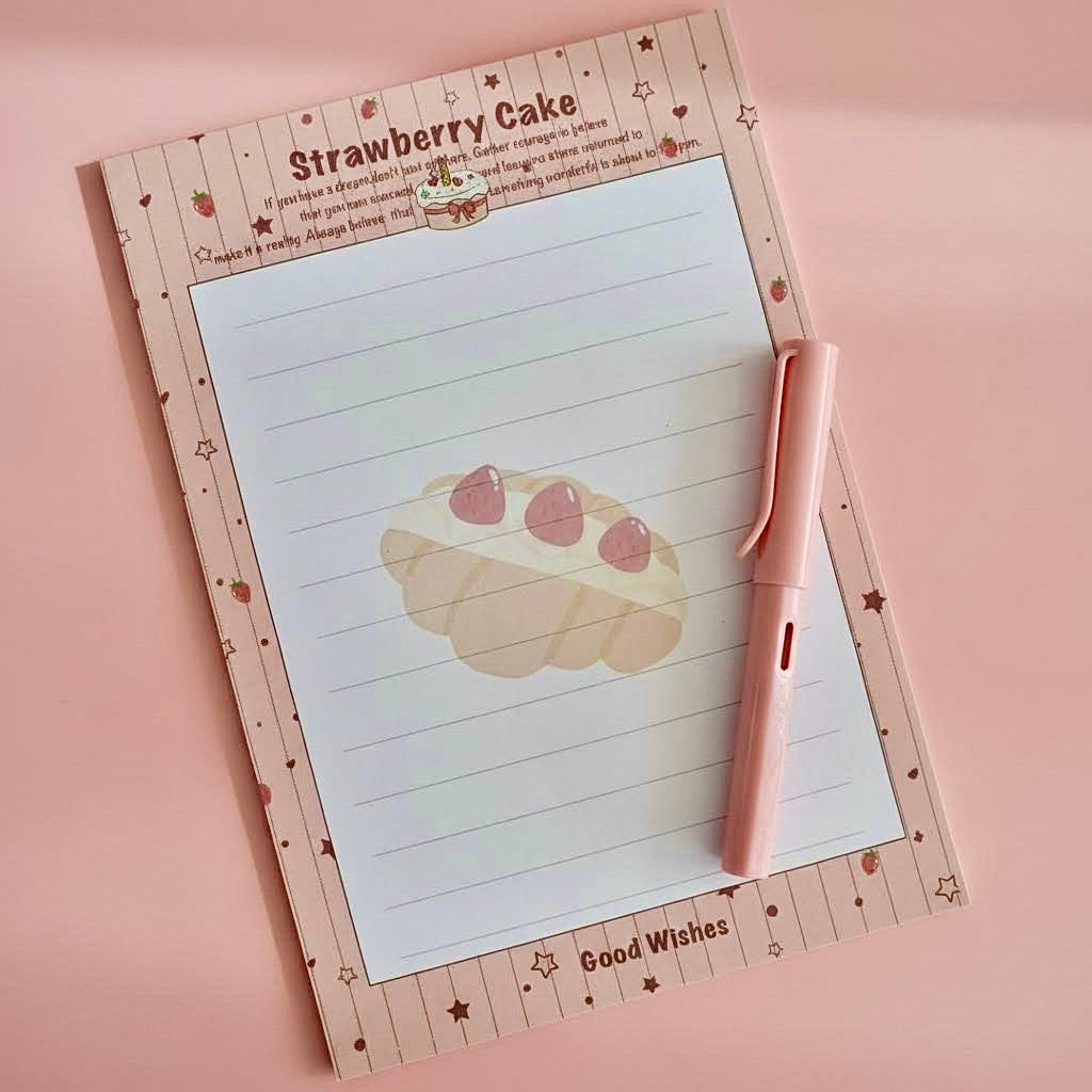 Notepads | Strawberry Whip | Extra Large-B5