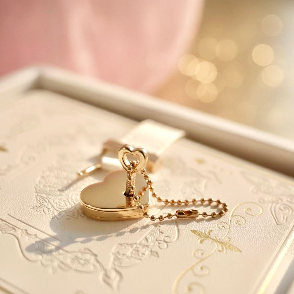 B6 | PU Leather Hardcover | Enchanted Heart Secrets Notebook