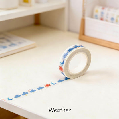 Ultra-Long Narrow Washi Tape - Narrow Edge Collection