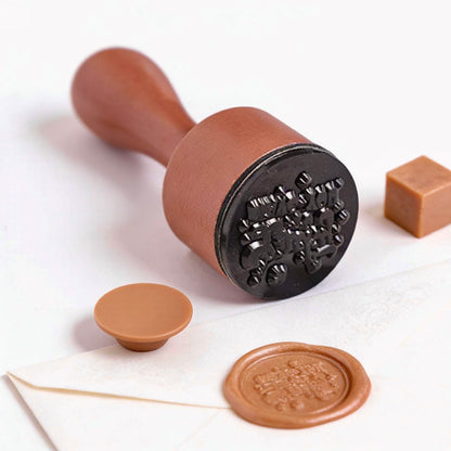 Classic Round Wooden Stamp – Mix & Match Patterns