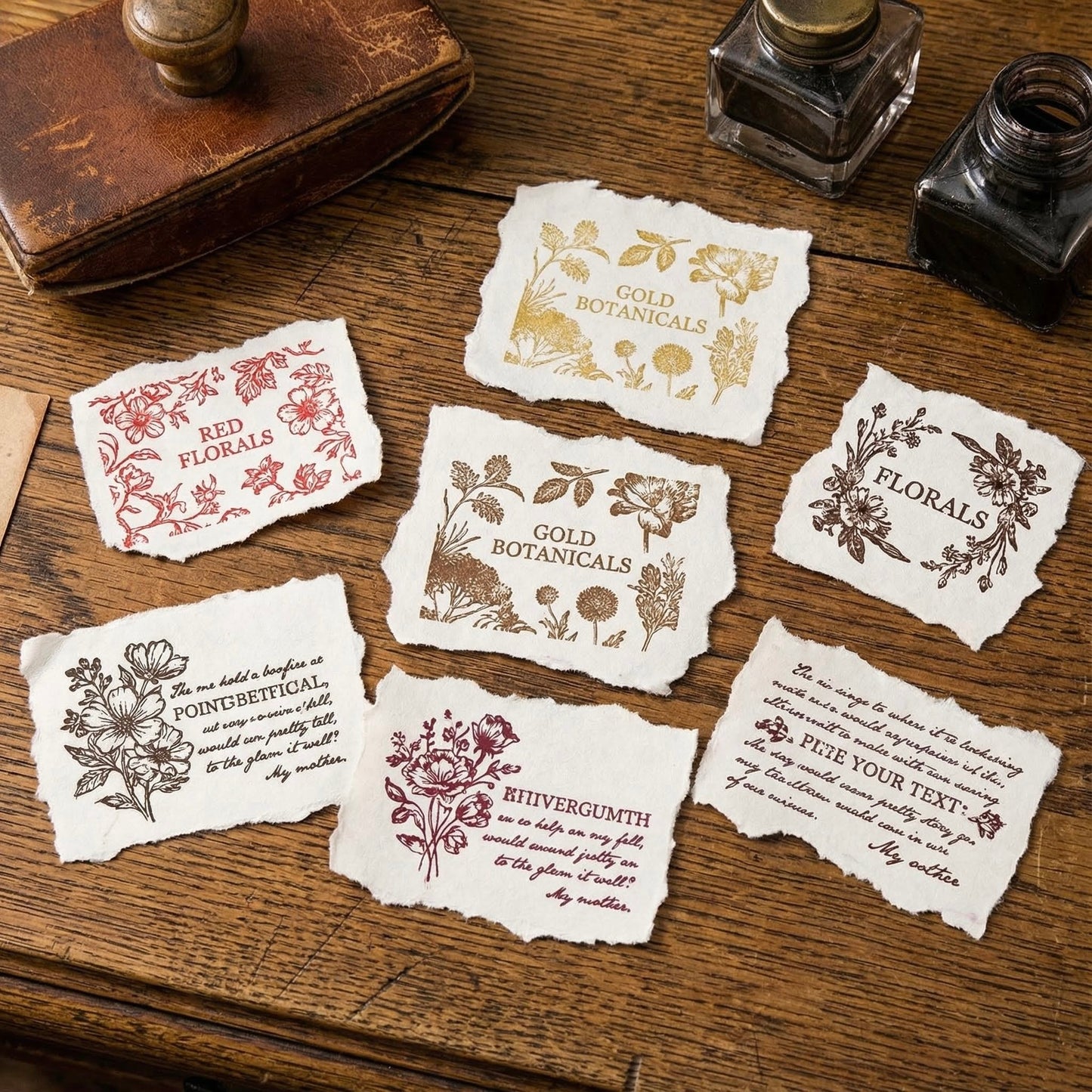 Vintage Oil-Based Stamp Ink Pad – Classic Metal Tin Edition