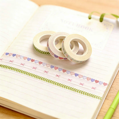 Ultra-Long Narrow Washi Tape - Narrow Edge Collection