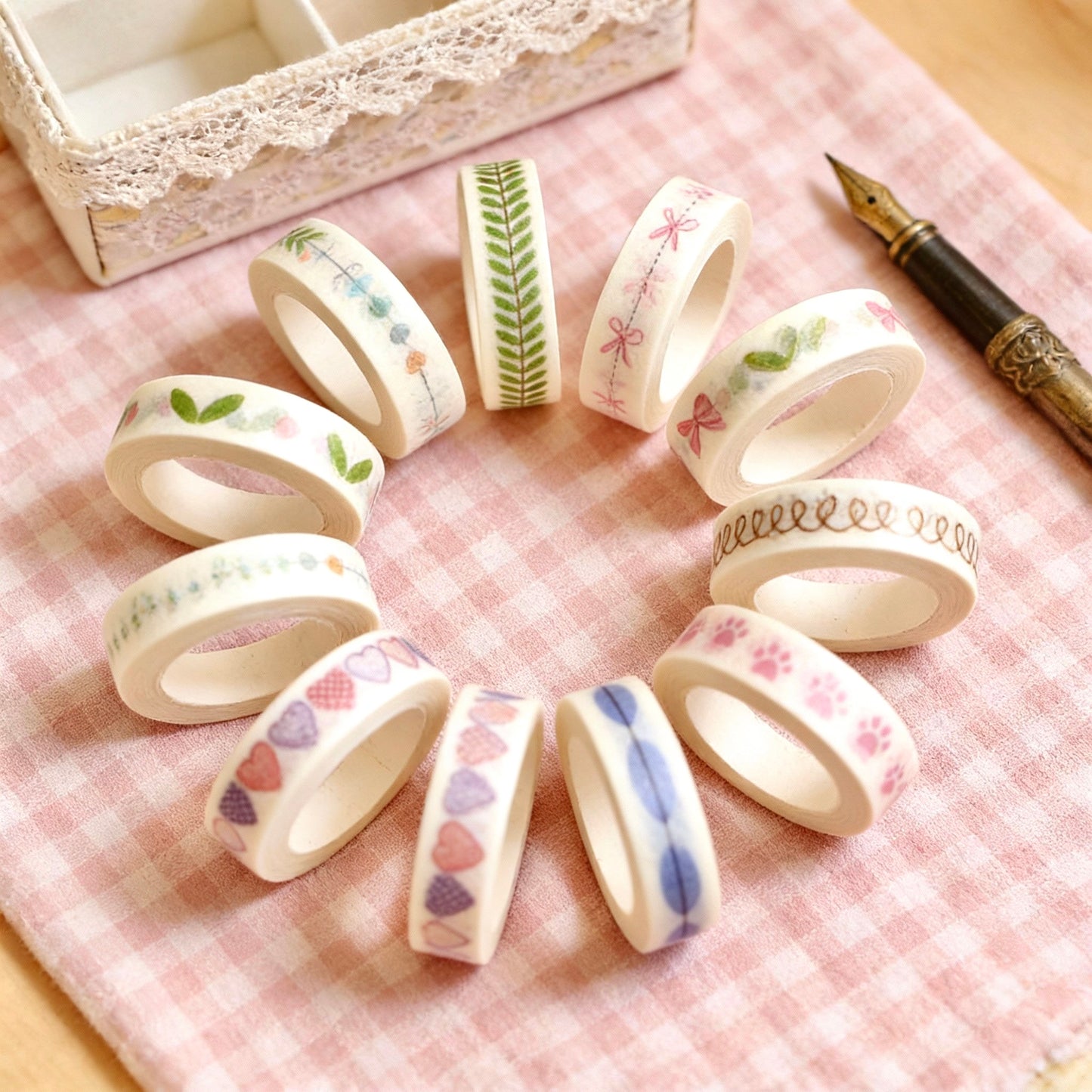 Ultra-Long Narrow Washi Tape - Narrow Edge Collection