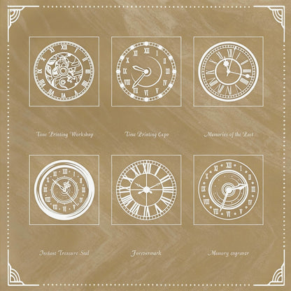Beech Wood Stamp - Engraving Time Series Journal Stamp