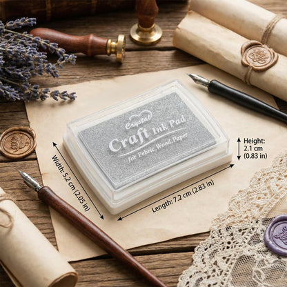Craft Ink Pads – Large Oil-Based Pigment for Paper, Fabric and Wood