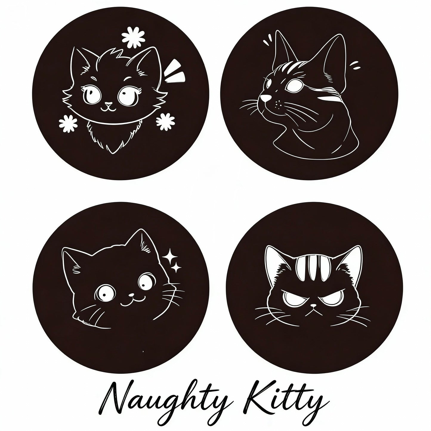 Classic Round Wooden Stamp – Mix & Match Patterns