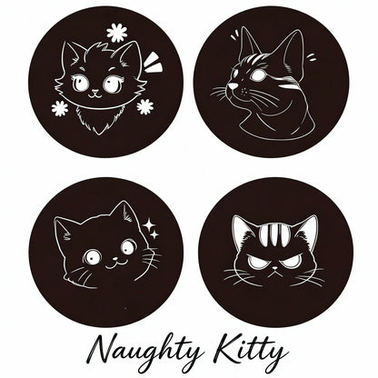 Classic Round Wooden Stamp – Mix & Match Patterns