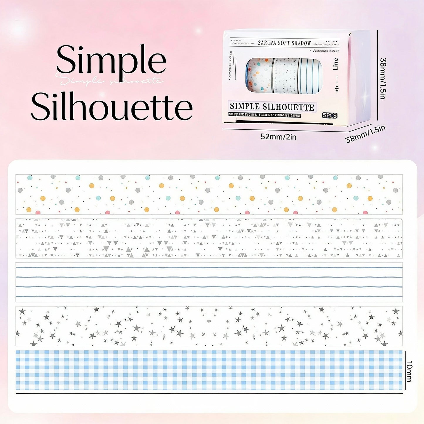 5-Pack Washi Tape Set |  Dreamscape Collection