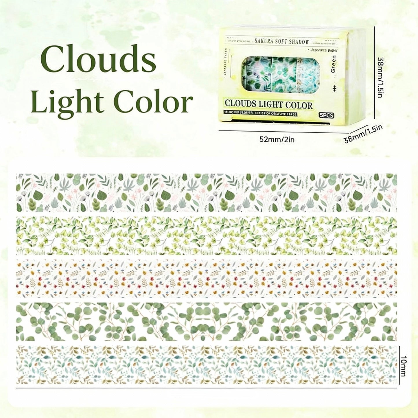 5-Pack Washi Tape Set |  Dreamscape Collection