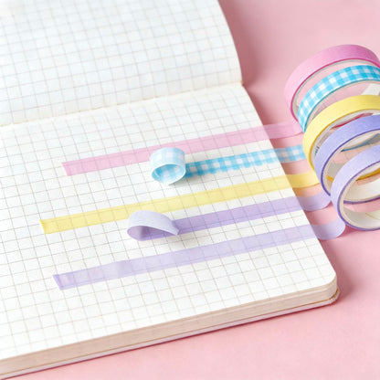 20-Pack Thin Washi Tape VALUE SET | Slim Palette Collection