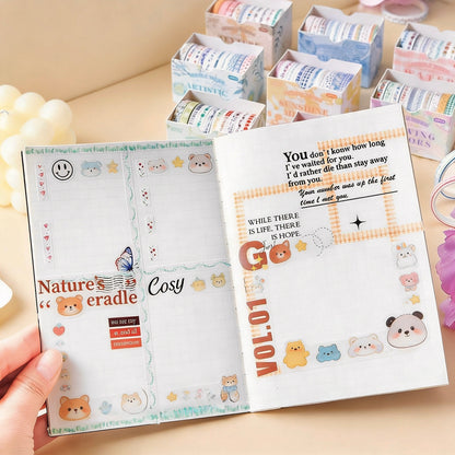 10-Pack Super Thin Washi Set | Washi Tape - Narrow and Petite Harmony Collection