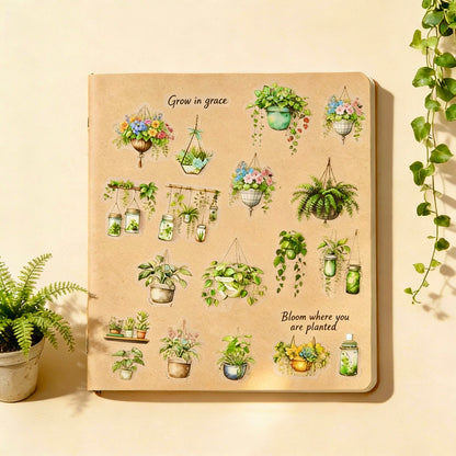 6-Pack Set | Clear Decorative Tape - The Hanging Greens Collection | Pre-Die-Cut