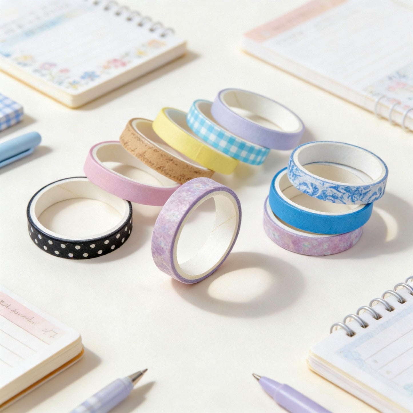 20-Pack Thin Washi Tape VALUE SET | Slim Palette Collection