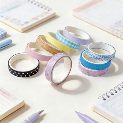 20-Pack Thin Washi Tape VALUE SET | Slim Palette Collection