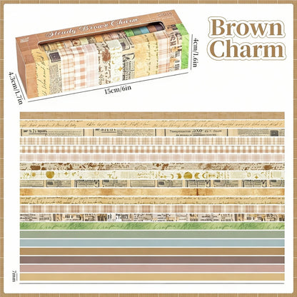 20-Pack Thin Washi Tape VALUE SET | Slim Palette Collection