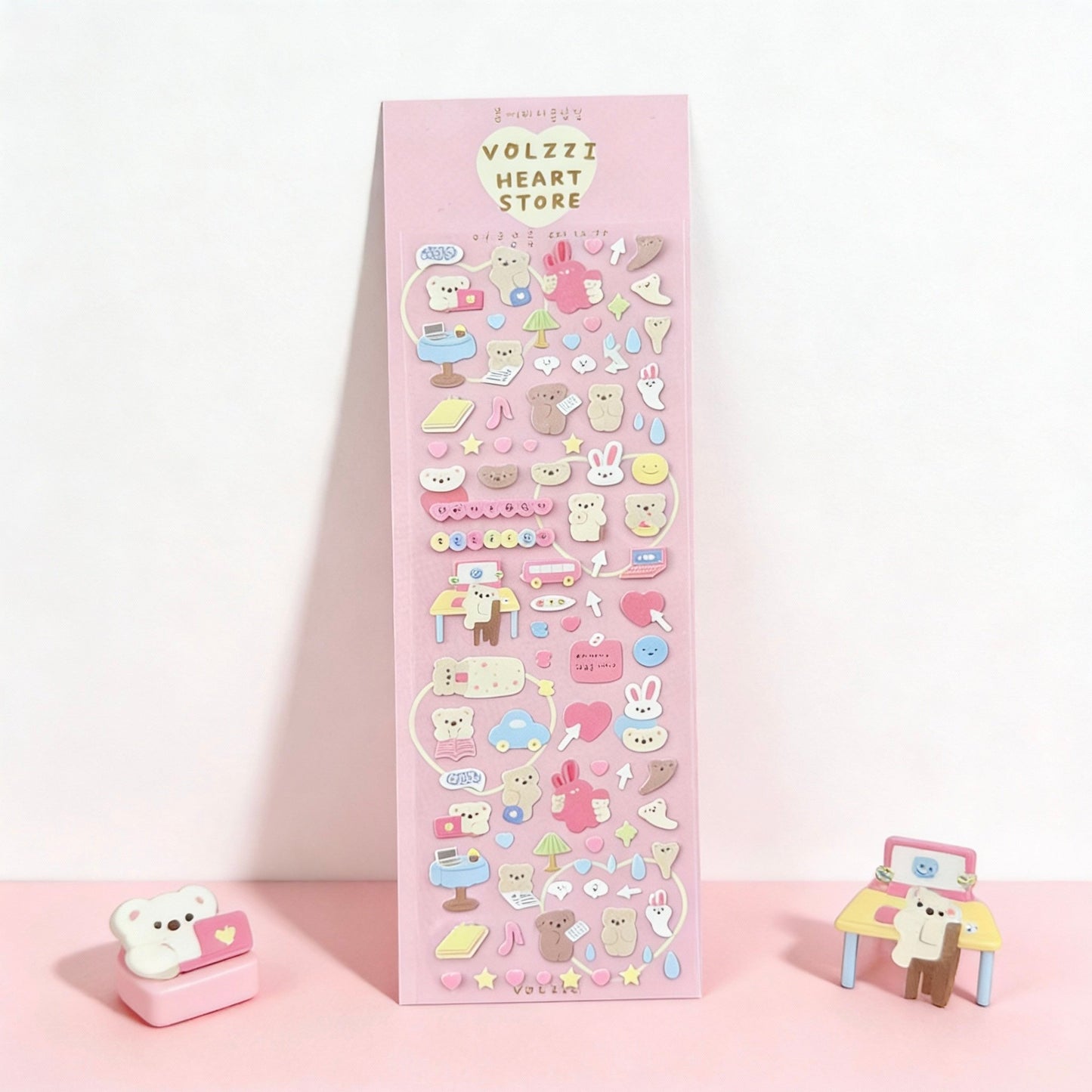 K-Style Sparkle Sticker Collection - Tiny Shimmer Cuddlers