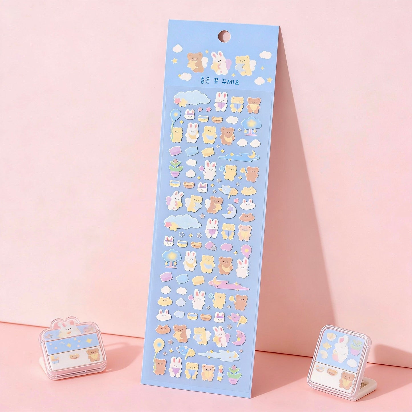 K-Style Sparkle Sticker Collection - Tiny Shimmer Cuddlers