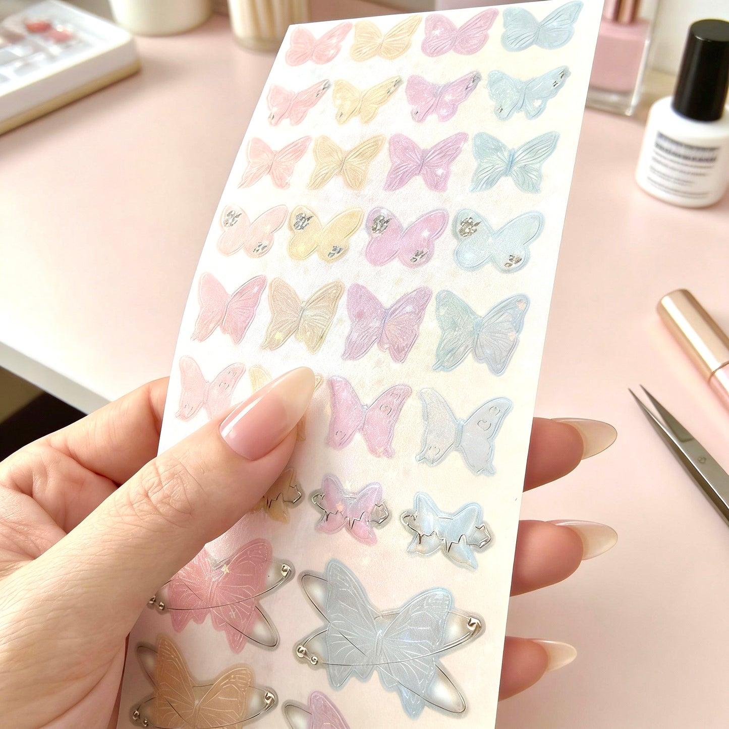 K-Style Sparkle Sticker Collection - Fairy Flutter Butterfly